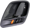 Interior Door Handle Compatible with Grand Cherokee 99-04 Front or Rear LH inside Black (Agate)