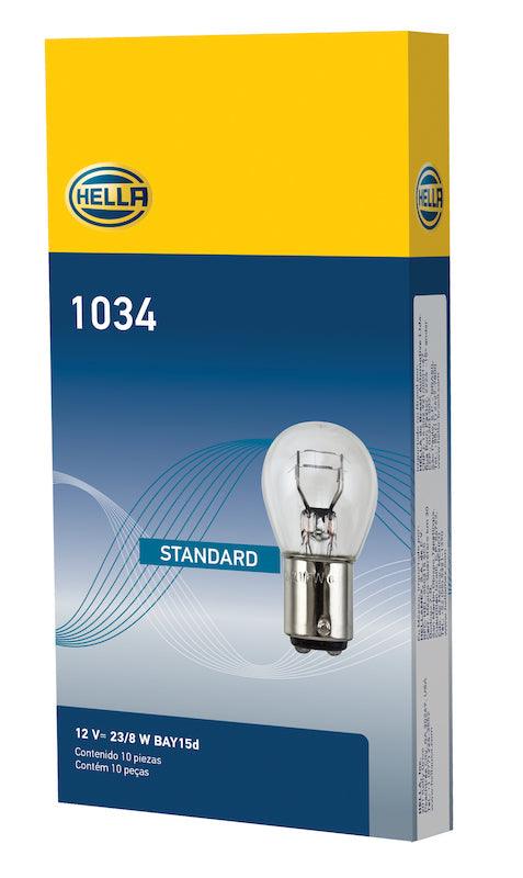 HELLA 1034 Standard Series Incandescent Miniature Light Bulb - greatparts