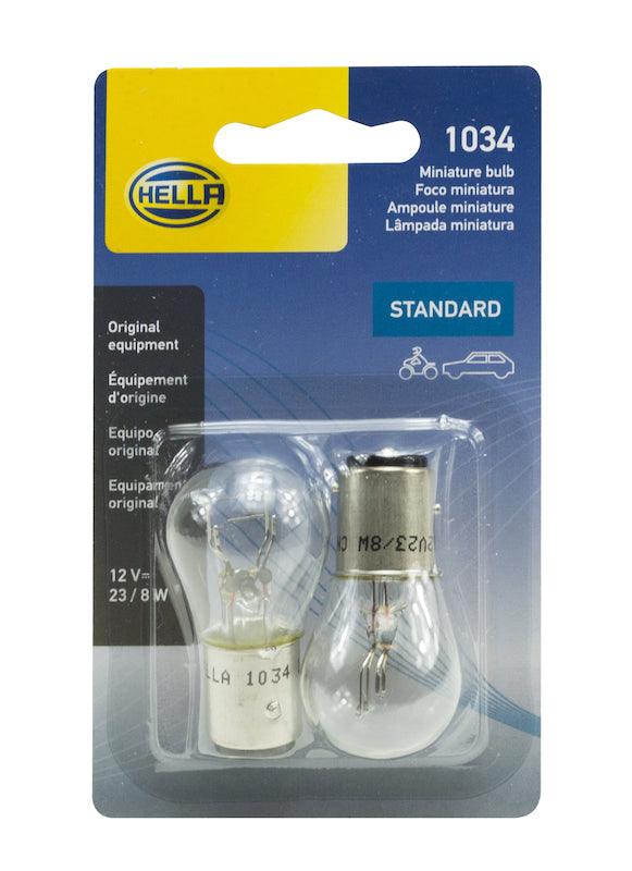 HELLA 1034TB Standard Series Incandescent Miniature Light Bulb - greatparts