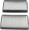 Paper Style Cabin Air Blower Filter Pair Set Compatible with Buick Chevy Olds Pontiac Saturn