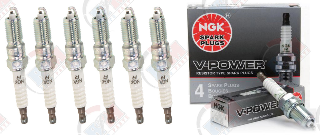 NGK "V-POWER" Spark Plugs (Set of 6) for 1996-2005 Chevrolet Astro 4.3L V6