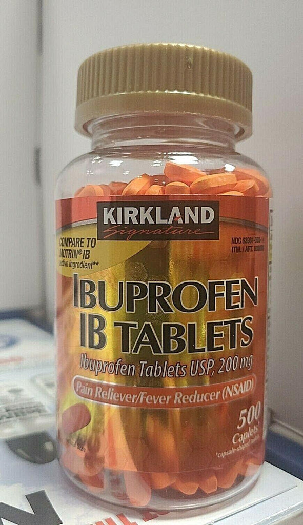 NEW! Kirkland Signature™ Ibuprofen 200 Mg IB Tablets, 500 Caplets