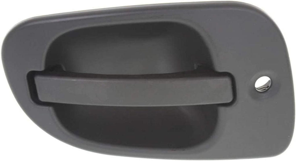 for Freightliner Cascadia Exterior Door Handle Front, Driver Side Black (2008-2012) | with Key Hole| Trim: 125