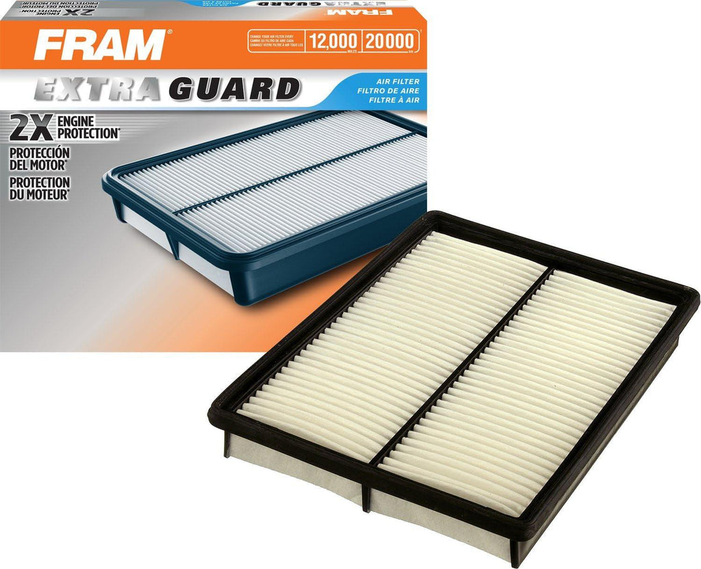 Extra Guard Rigid Rectangular Panel Engine Air Filter Replacement, Easy Install W/Advanced Engine Protection and Optimal Performance, CA9555