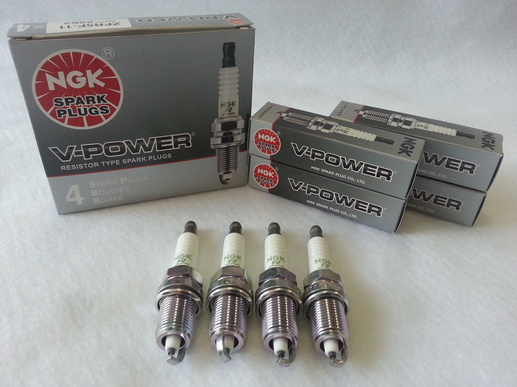 4-New NGK V-Power Copper Spark Plugs TR6 #4177 Made in Japan