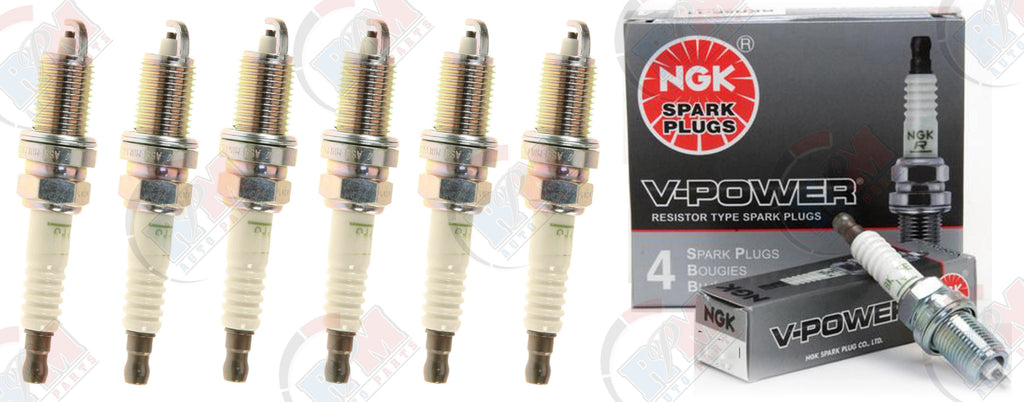 NGK "V-POWER" Spark Plugs (Set of 6) for 2011-2013 RAM 1500 3.7L V6