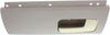 Interior Door Handle Compatible with 2003-2011 Lincoln Town Car Rear, Driver Side Black Bezel with Chrome/Gold Lever