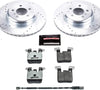 K6672-26 Rear Z26 Carbon Fiber Brake Pads with Drilled & Slotted Brake Rotors Kit