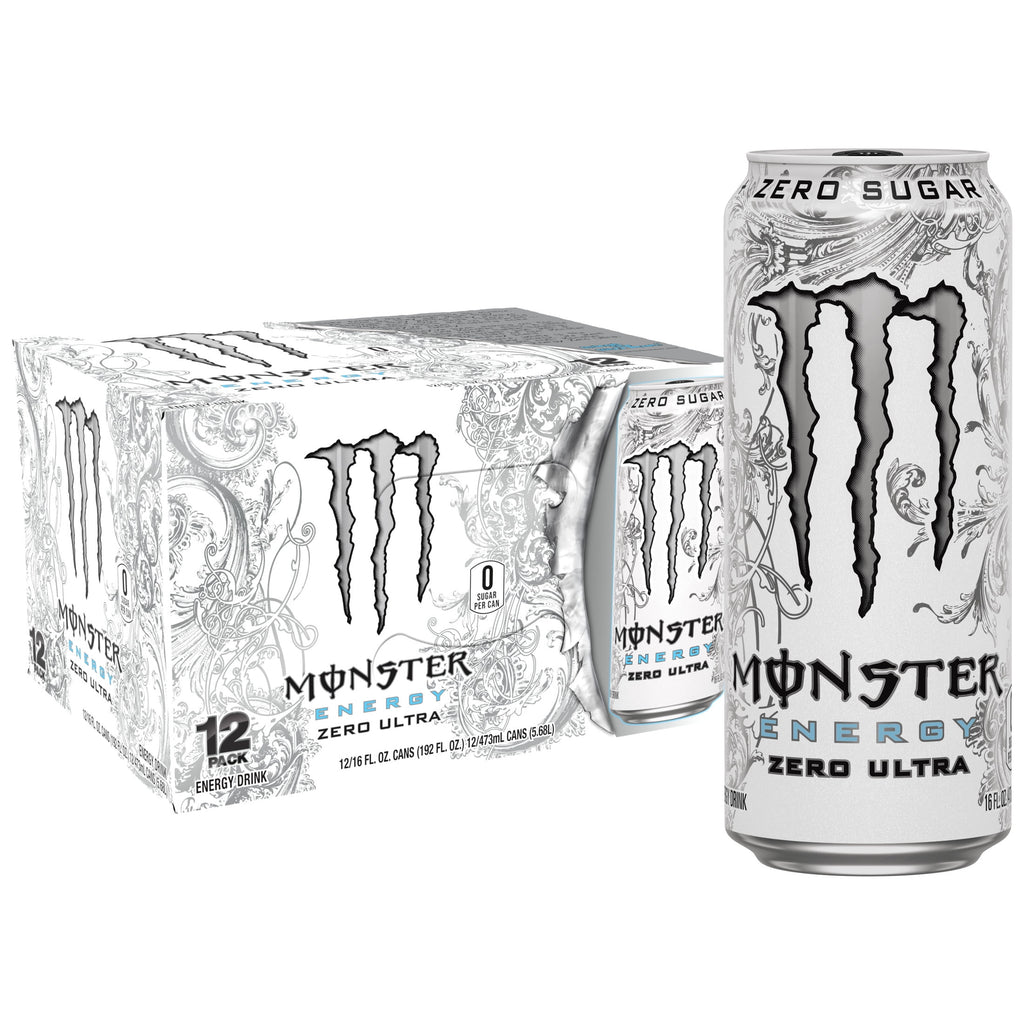 Monster Zero Ultra, Sugar Free Energy Drink, 12 count, 16 fl oz