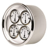 5 in. QUAD GAUGE 100 PSI/100-250 Fahrenheit/8-18V/0-90 O OLD-TYME WHITE II - greatparts