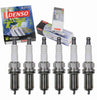 6 Pc DENSO Platinum TT Spark Plugs Compatible with Subaru B9 Tribeca 3.0L H6 2006-2007