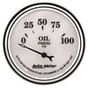 2-1/16 in. OIL PRESSURE 0-100 PSI OLD-TYME WHITE II - greatparts