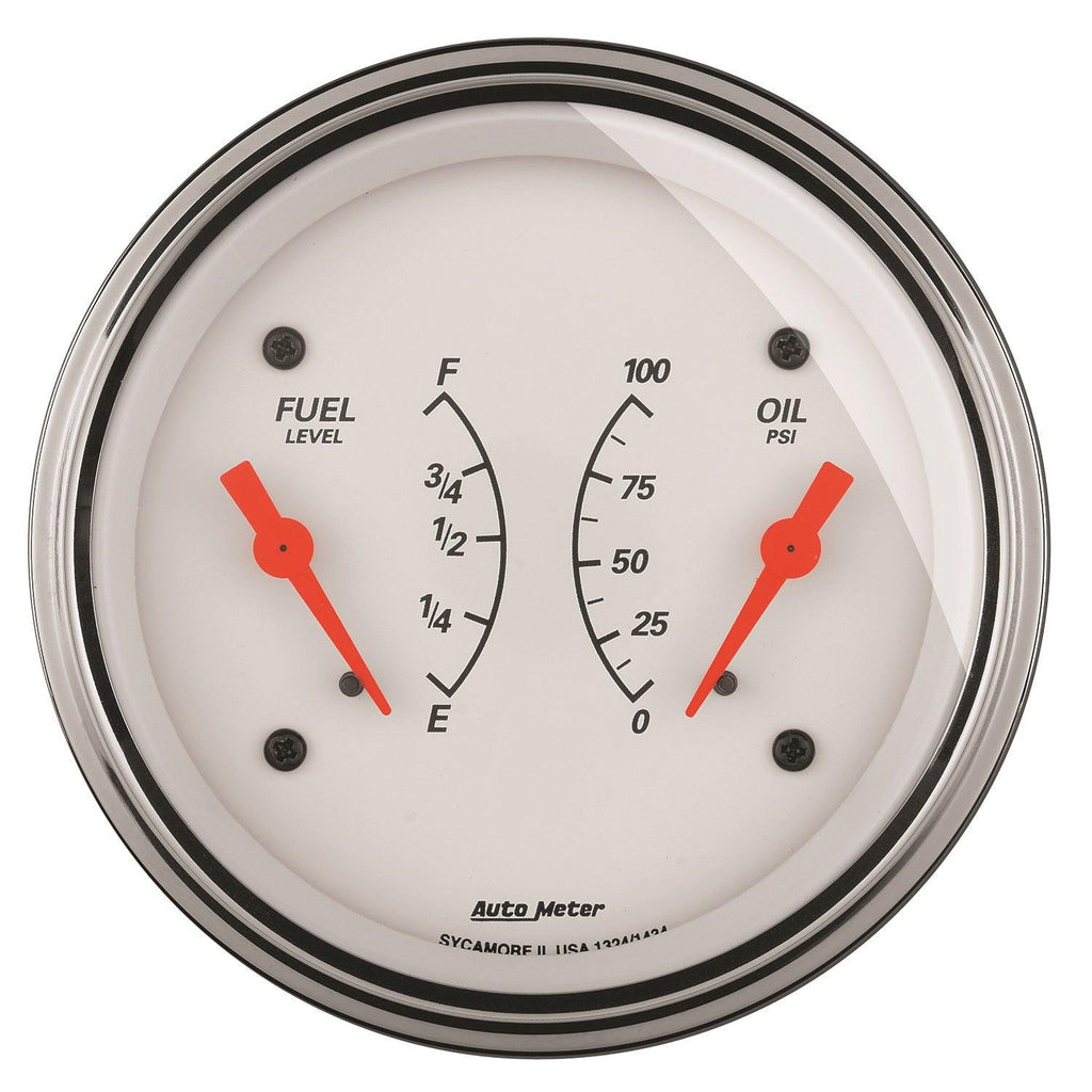 3-3/8 in. DUAL GAUGE 100 PSI/240-33 O ARCTIC WHITE - greatparts