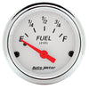 2-1/16 in. FUEL LEVEL 0-90 O GM ARCTIC WHITE - greatparts