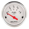 2-1/16 in. FUEL LEVEL 0-30 O ARCTIC WHITE - greatparts