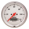 3-3/8 in. SPEEDOMETER 0-120 MPH ARCTIC WHITE - greatparts