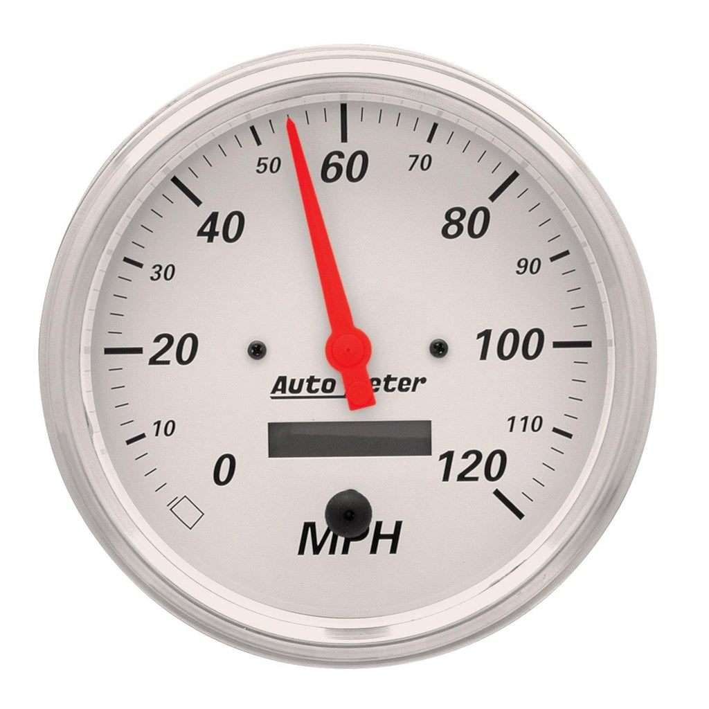 5 in. SPEEDOMETER 0-120 MPH ARCTIC WHITE - greatparts