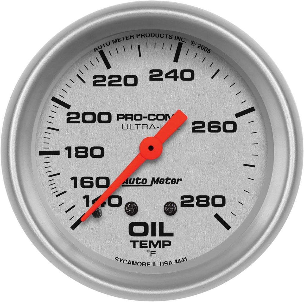 4441 Ultra-Lite Mechanical Oil Temperature Gauge