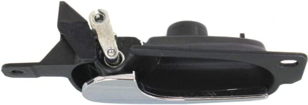 for Buick Lucerne Interior Door Handle Rear, Driver Side Black Bezel with Chrome Lever (2006-2011) | Trim:All Submodels | GM1552118 | 10376564