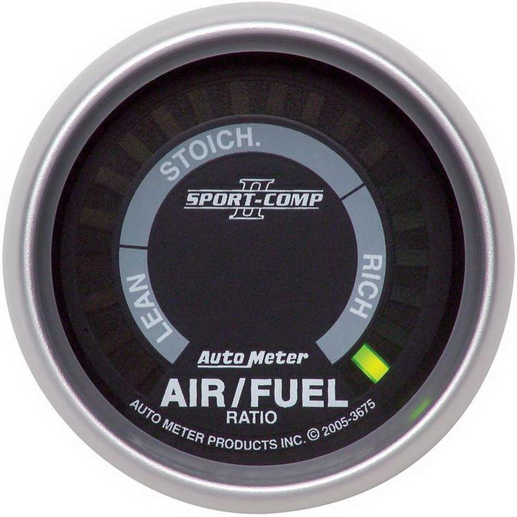 3675 Sport-Comp II 2-1/16" Full Sweep Electric Air/Fuel Ratio Gauge