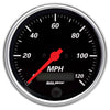 3-3/8 in. SPEEDOMETER 0-120 MPH DESIGNER BLACK - greatparts