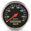 3-1/8 in. SPEEDOMETER 0-190 KPH DESIGNER BLACK - greatparts