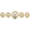 5 PC. GAUGE KIT 3-1/8 in. & 2-1/16 in. ELEC. SPEEDOMETER GOLDEN OLDIES - greatparts