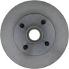 Silver 18A28A Front Disc Brake Rotor and Hub Assembly