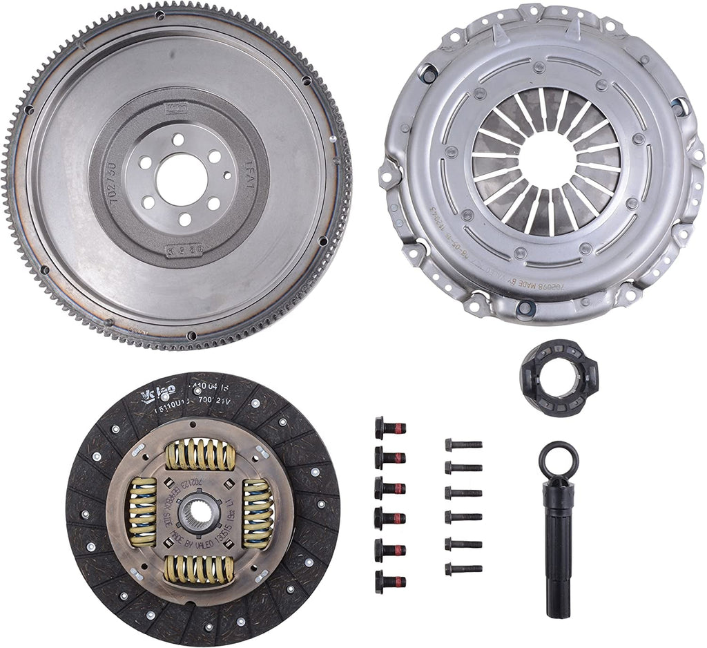 52285616 Solid Flywheel Clutch Conversion Kit Compatible with Select Volkswagen Jetta, Golf, Beetle, and Rabbit Models