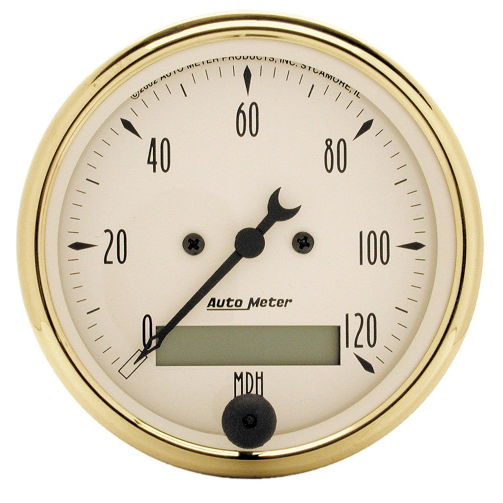 3-1/8 in. SPEEDOMETER 0-120 MPH GOLDEN OLDIES - greatparts