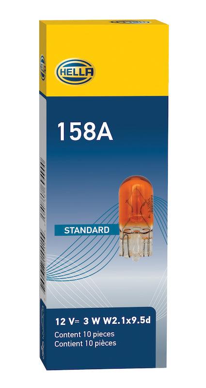 HELLA 158A Standard Series Incandescent Miniature Light Bulb - greatparts