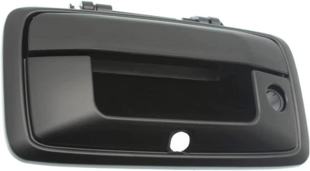 for Chevy Silverado 1500 Tailgate Handle 2016 2017 2018 | outside | Primed Black | W/Keyhole | W/Cam Hole | All Cab Types | Plastic & Metal | 84016231