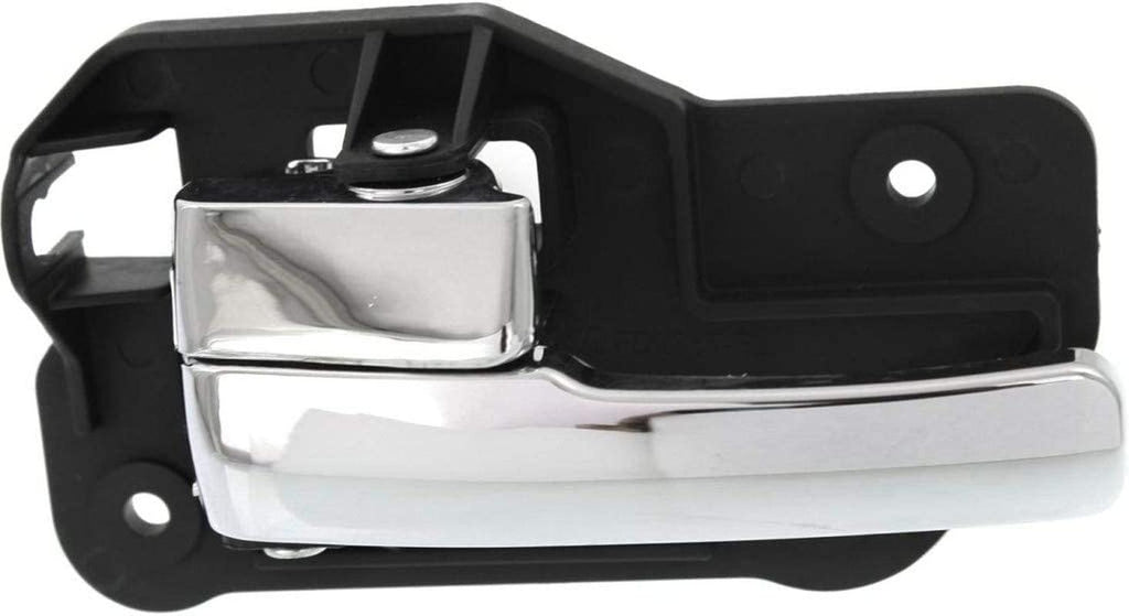 for Lincoln LS Interior Door Handle Rear, Driver Side Chrome (2000-2002) | with Door Lock Button| Trim: Base/Lse