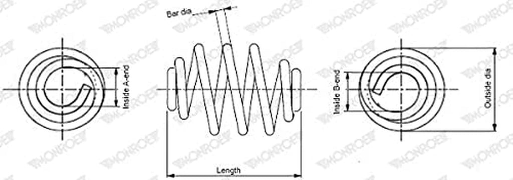 Monroe SN0405 Coil Spring