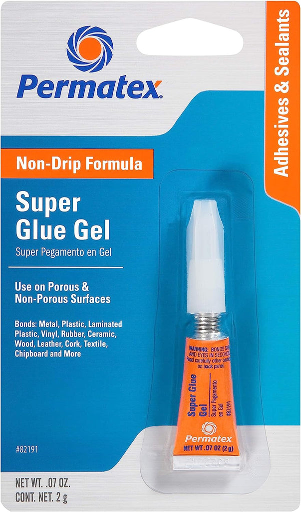 Permatex 82191 Super Glue Gel, 2 G Tube