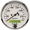 3-1/8 in. SPEEDOMETER 0-190 KPH OLD-TYME WHITE - greatparts