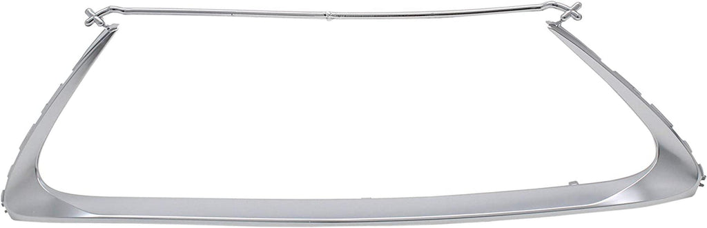 Evan-Fischer Aftermarket Grille Molding Compatible with 2016-2018 Lexus Es350/Es300H Lower Satin Nickel (ES350 Japan/North America Built)