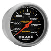 2-5/8 in. BRAKE PRESSURE 0-2000 PSI LIQUID FILLED PRO-COMP - greatparts