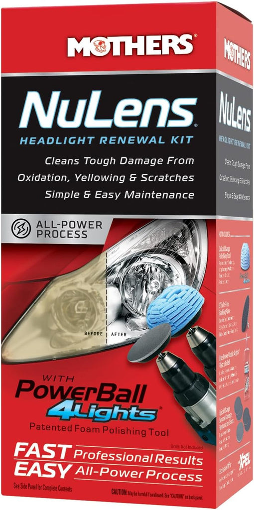 Mothers 07251 Nulens Headlight Renewal Kit, 8 Fl. Oz.