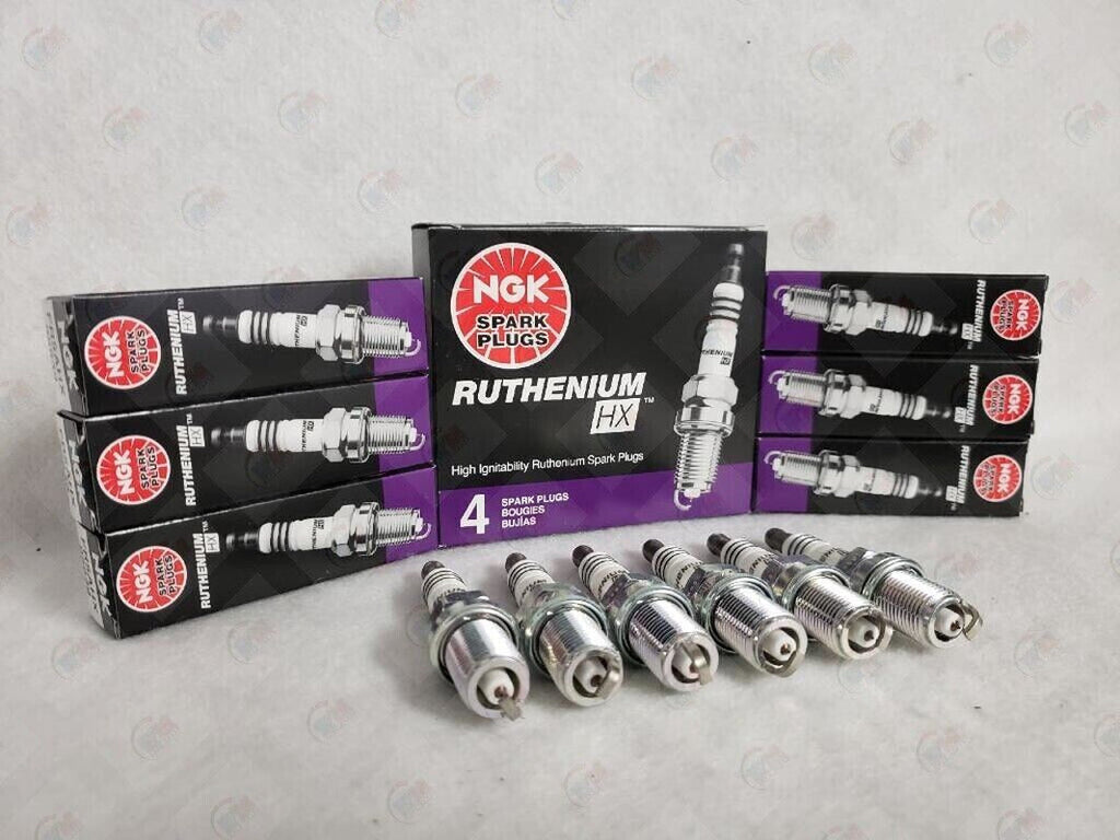 NGK RUTHENIUM HX Spark Plugs FR6BHXS 95159 Set of 6