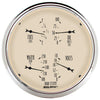 5 in. QUAD GAUGE 100 PSI/100-250 Fahrenheit/8-18V/240-33 O ANTIQUE BEIGE - greatparts