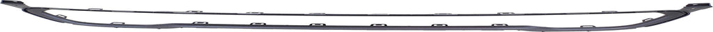 Evan-Fischer Front Bumper Molding Compatible with Jeep Cherokee 14-18 Dark Gray Latitude/North/Overland/Sport Models CAPA