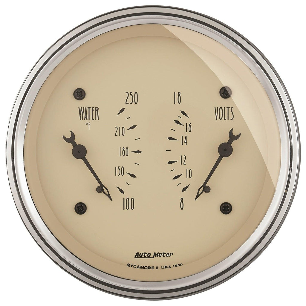 3-3/8 in. DUAL GAUGE 100-250 Fahrenheit/8-18V ANTIQUE BEIGE - greatparts