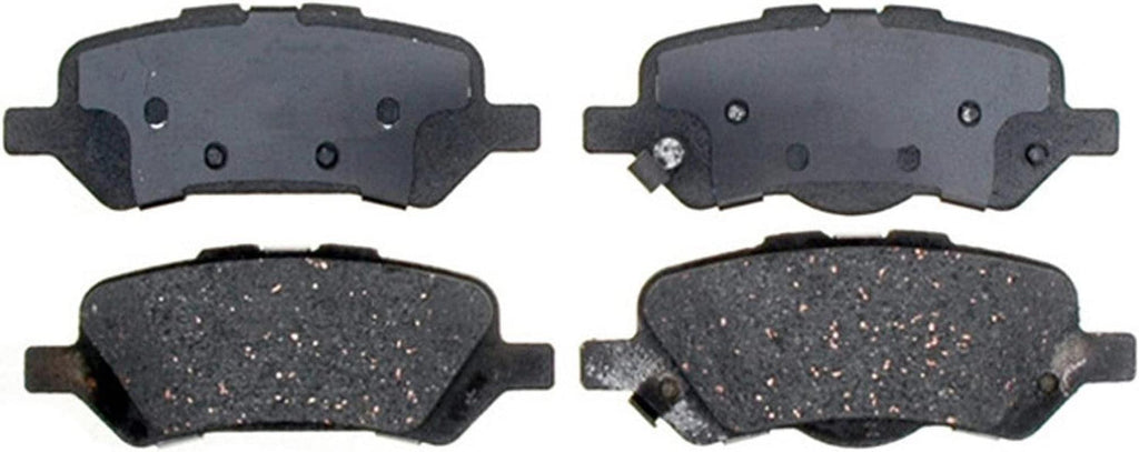 Gold 17D1402CH Ceramic Rear Disc Brake Pad Set