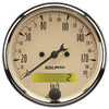 3-1/8 in. SPEEDOMETER 0-190 KPH ANTIQUE BEIGE - greatparts