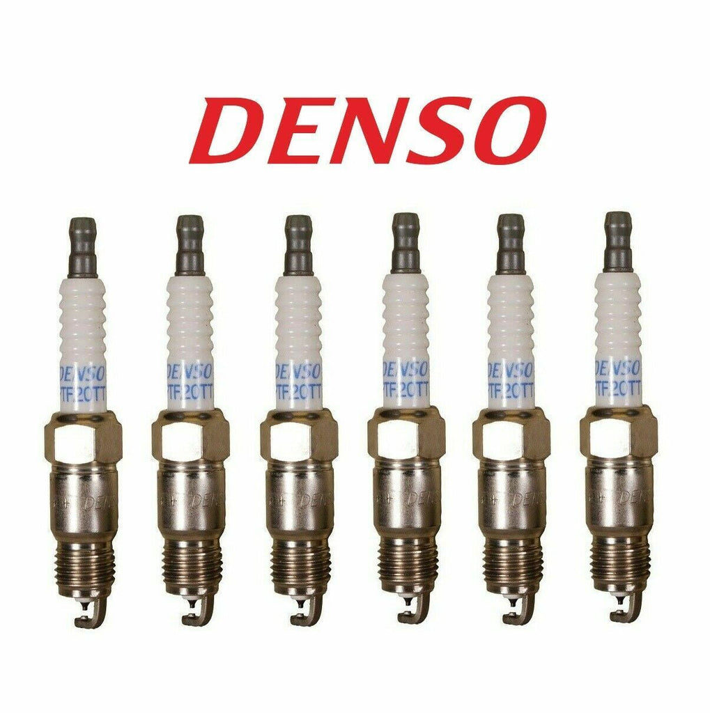 Set of 6 Gap 0.040 Spark Plugs Denso for Buick Chevy Ford Pontiac Oldsmobile