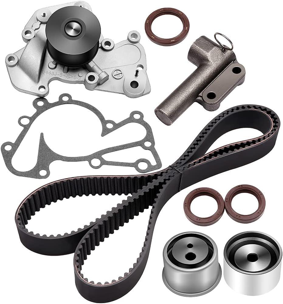 ® Timing Belt Water Pump Kit Fits 1999-2010 Hyundai Sonata Tucson Tiburon Santa Fe Kia Sportage Optima 2.5L 2.7L V6 DOHC 24 Valve G6BA G6BV Delta