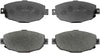 Gold 17D571 Organic Front Disc Brake Pad Set