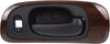 Interior Door Handle Set Compatible with 1999-2004 Chrysler 300M, Fits 1998-2004 Chrysler Concorde, Fits 1999-2001 Chrysler LHS Front, Driver and Passenger Side Black Sedan