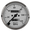 3-1/8 in. SPEEDOMETER 0-120 MPH AMERICAN PLATINUM - greatparts